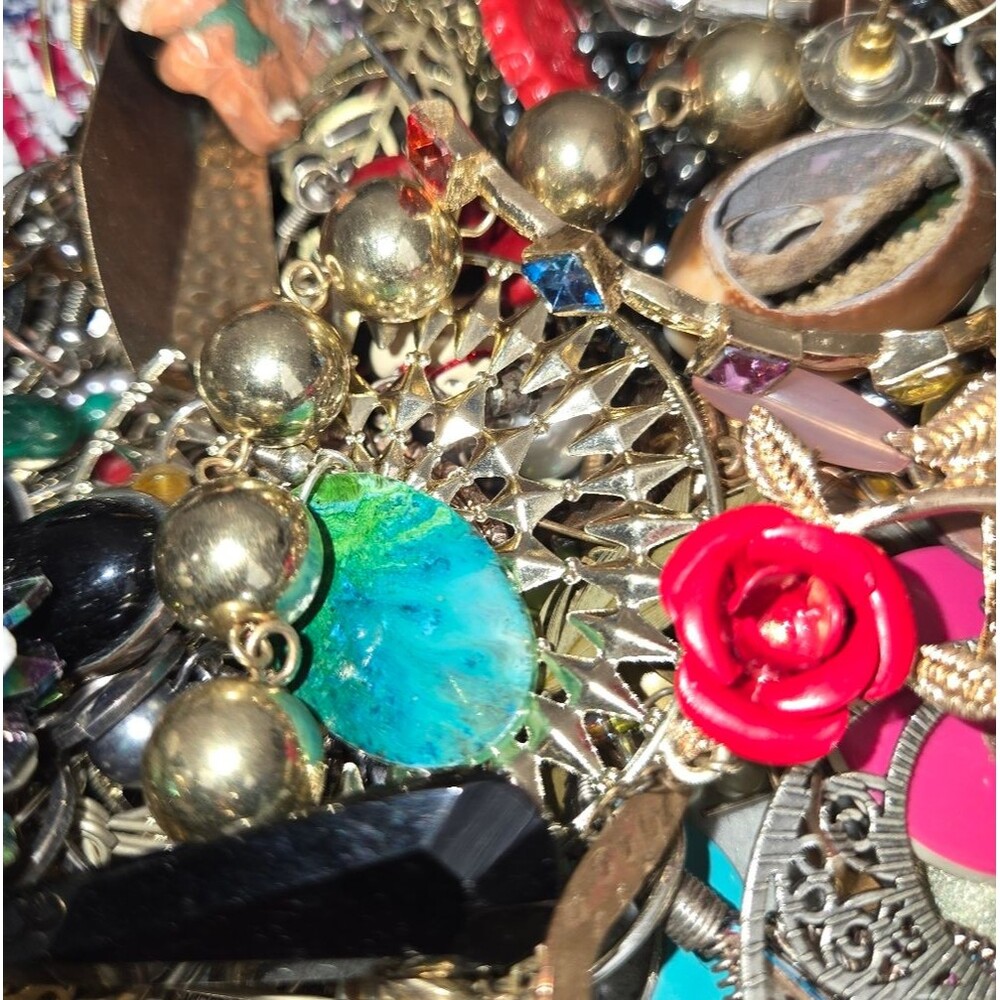 Single Earrings Craft Lot Repair Jewelry Making Broken Vintage And Modern Lot #2